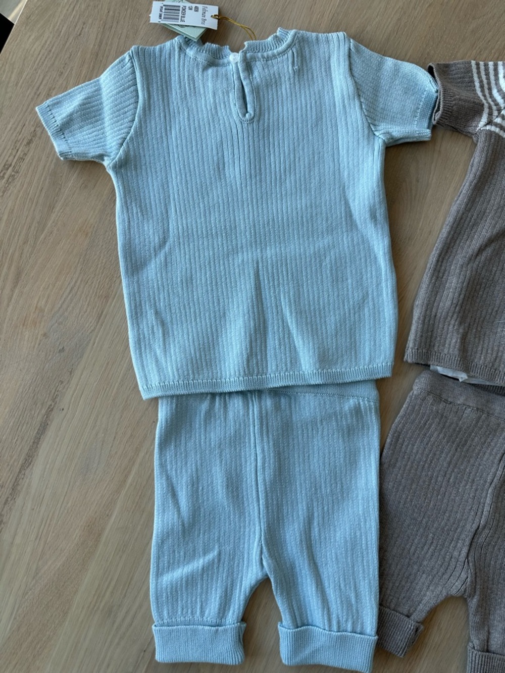 NWT Kids Matching Sets - Blue & Brown Knit Two-Piece Sets - Picture 10 of 12